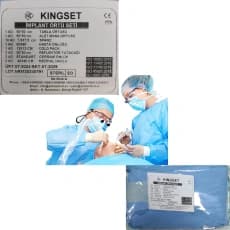 İMPLANT ÖRTÜ DƏSTİ (KINGSET) 2 XALATLI