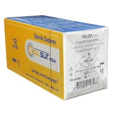 CƏRRAHİ SAP, GILZA, PDO (KOLLSUT-USA) 1, 40mm, 1/2, Deşici, 150sm LOOP PDV001TPN40B150-1L, 12 ədəd/qutu