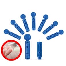 LANCET PLASTİK MAVİ (ZB) 30G (satış: Qutu ilə (100 ədəd/qutu))