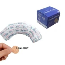 İNYEKSİYA PLASTRI (STERİL, ANTİBAKTERİAL) HİPOALERJENİK D22mm (BESTCARE) NRM3206 100ədəd/qutu